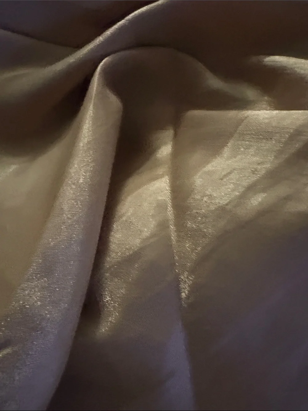 Venezia Long Golden-Beige Elastic-Waist Maxi Skirt